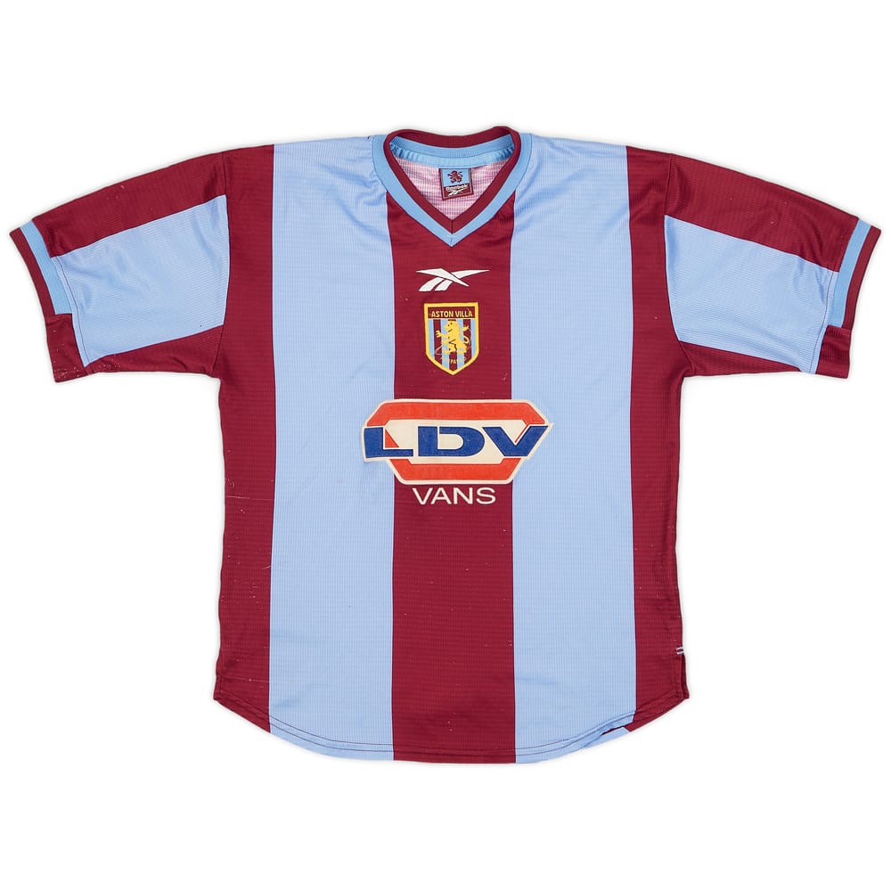 1999-00 Aston Villa Home Shirt - 7/10 - (XL.Boys)