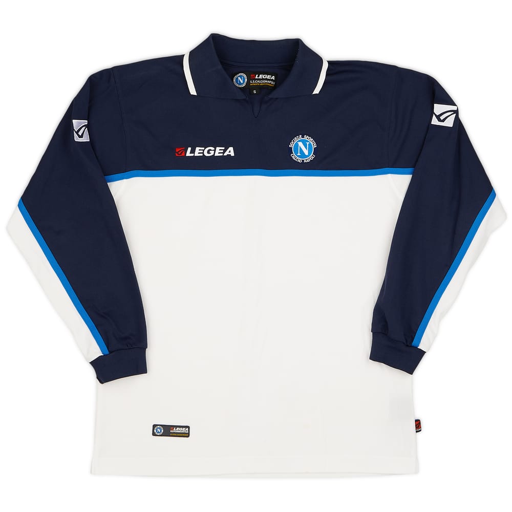 2003-04 Napoli Legea L/S Polo Shirt - 9/10 - (S)