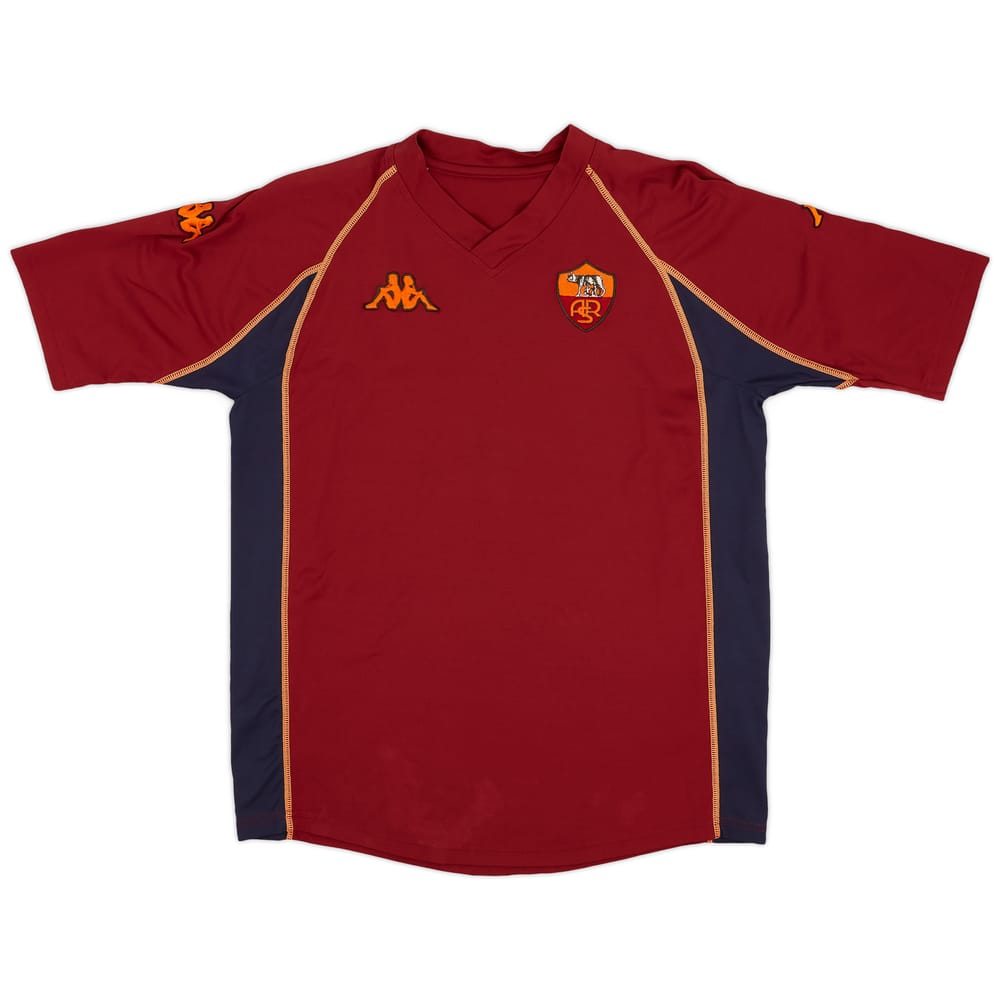 2002-03 Roma Kappa Training Shirt - 9/10 - (M)