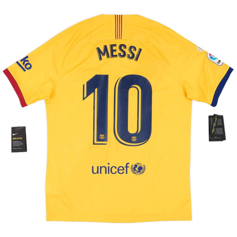 2019-20 Barcelona Away Shirt Messi #10 (L)