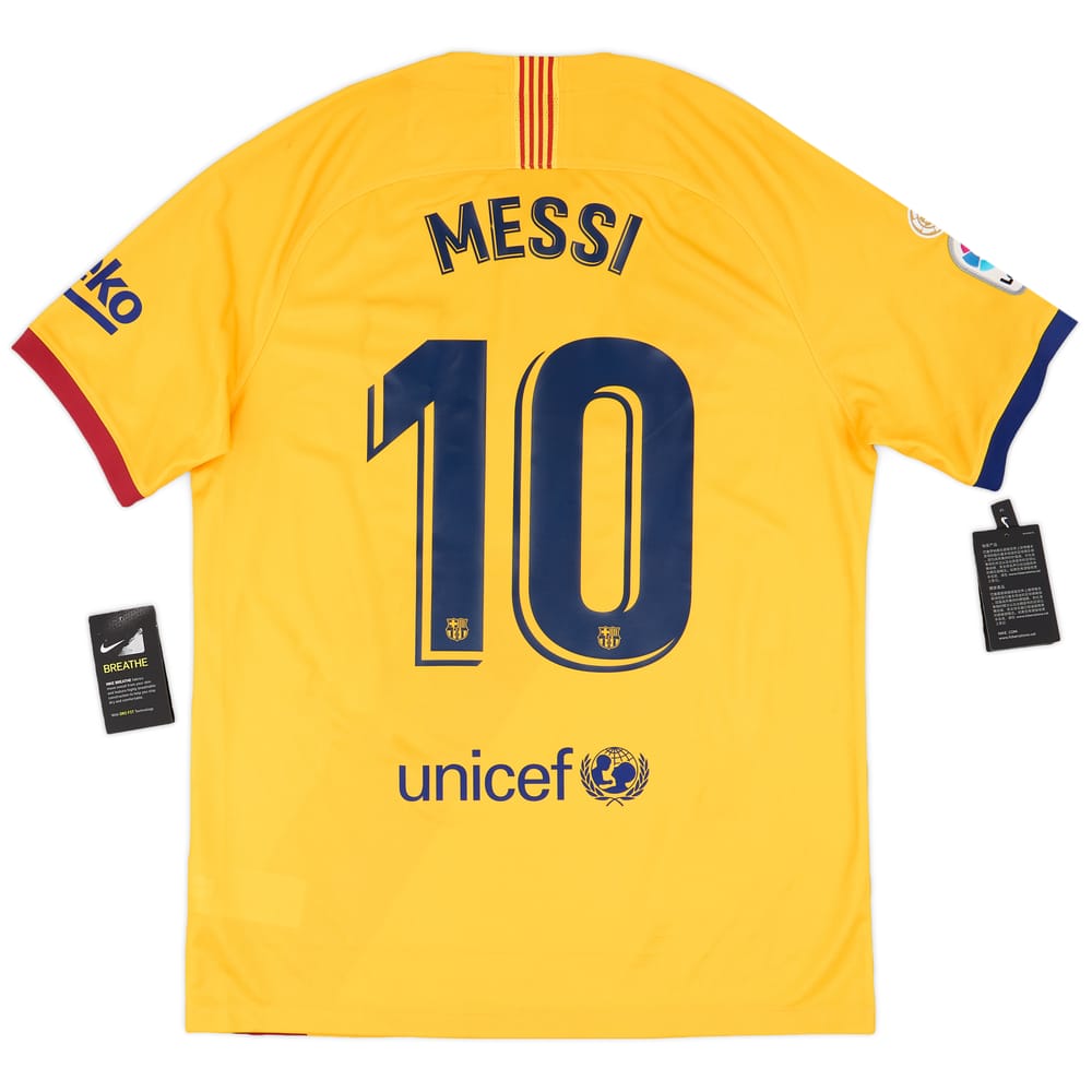 2019-20 Barcelona Away Shirt Messi #10 (L)