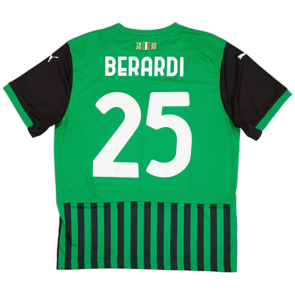 2020-21 Sassuolo Home Shirt Berardi #25 (L)