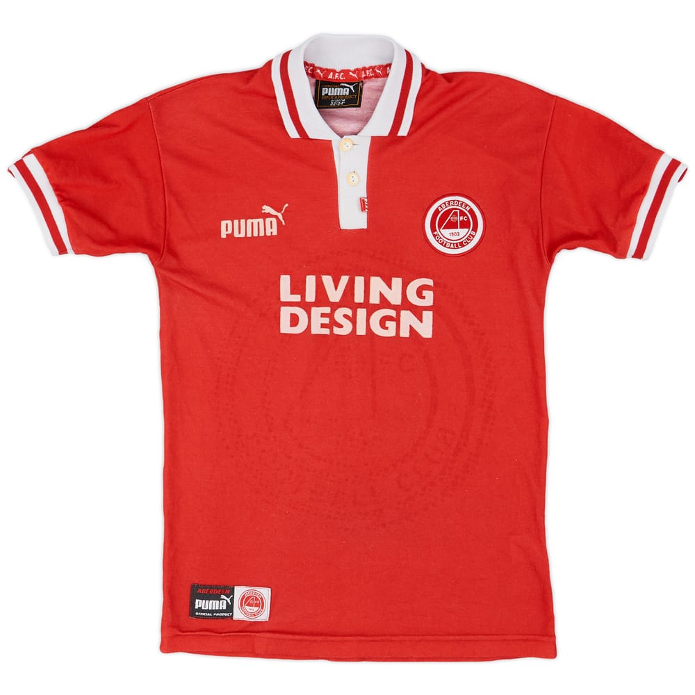 1997-98 Aberdeen Home Shirt - 7/10 - (L.Boys)