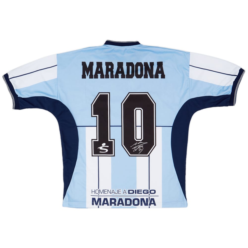 2001 Argentina Farewell Diego Testimonial Shirt Maradona #10 - 5/10 - (XL)