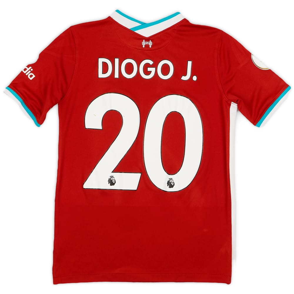 2021-22 Liverpool Home Shirt Diogo J. #20 - 7/10 - (XL.Boys)