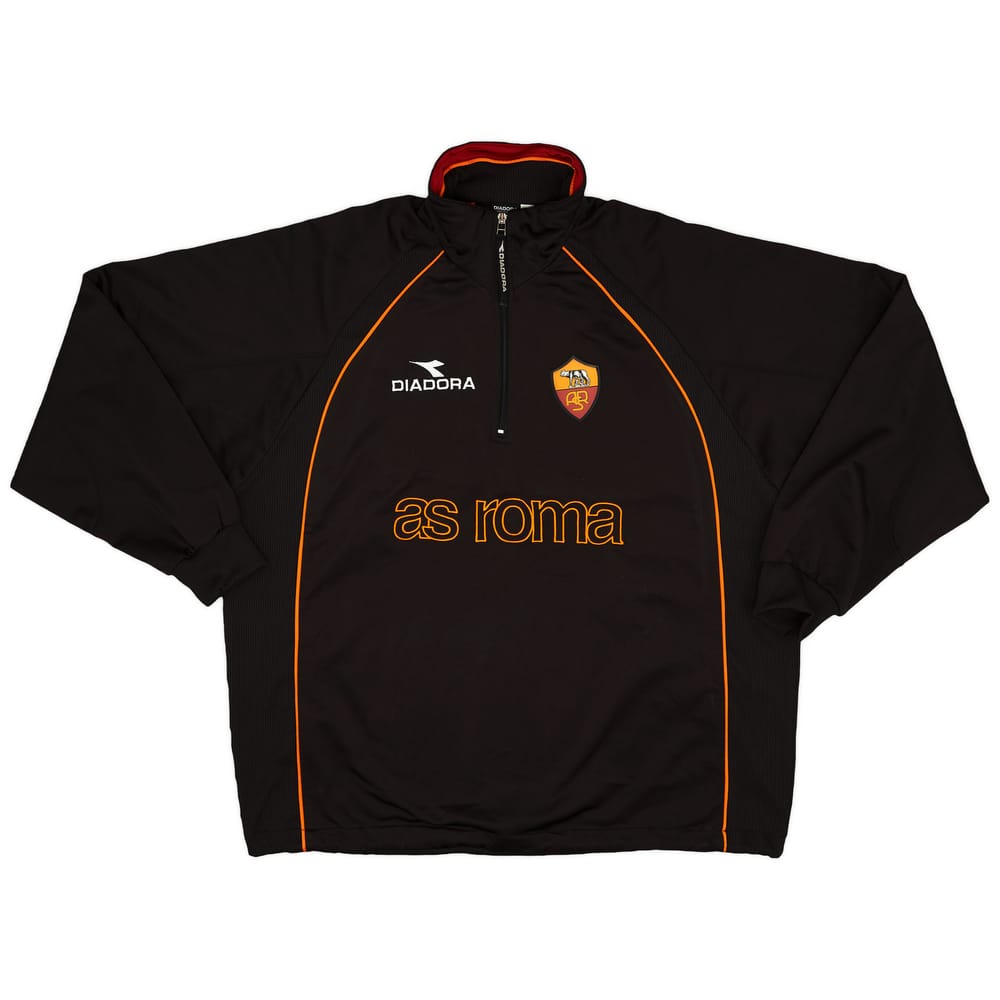 1999-00 Roma Diadora 1/4 Zip Drill Top - 9/10 - (L)