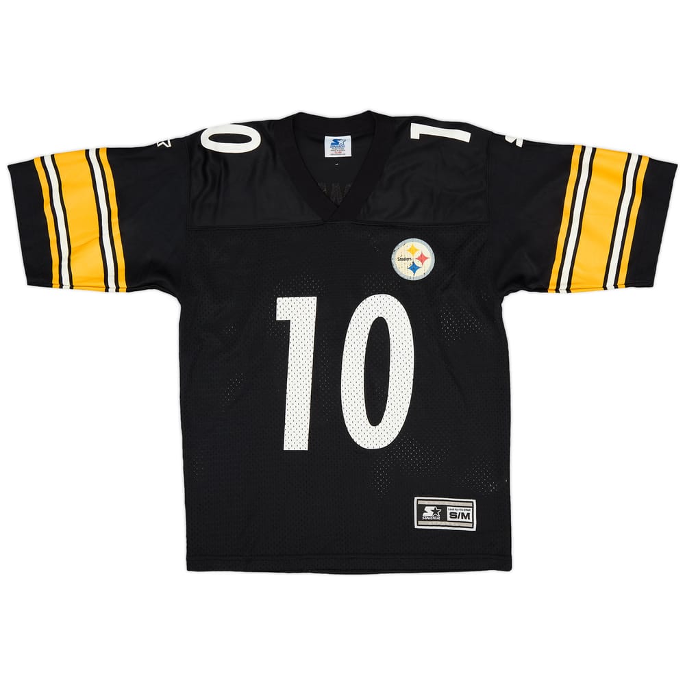 1995-96 Pittsburgh Steelers Stewart #10 Starter Home Jersey (Very Good) S/M.Kids