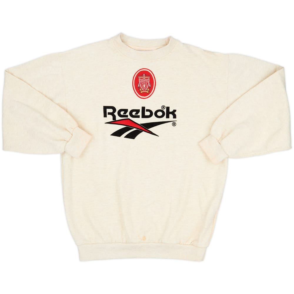 1998-00 Liverpool Reebok Sweat Top - 8/10 - (S)
