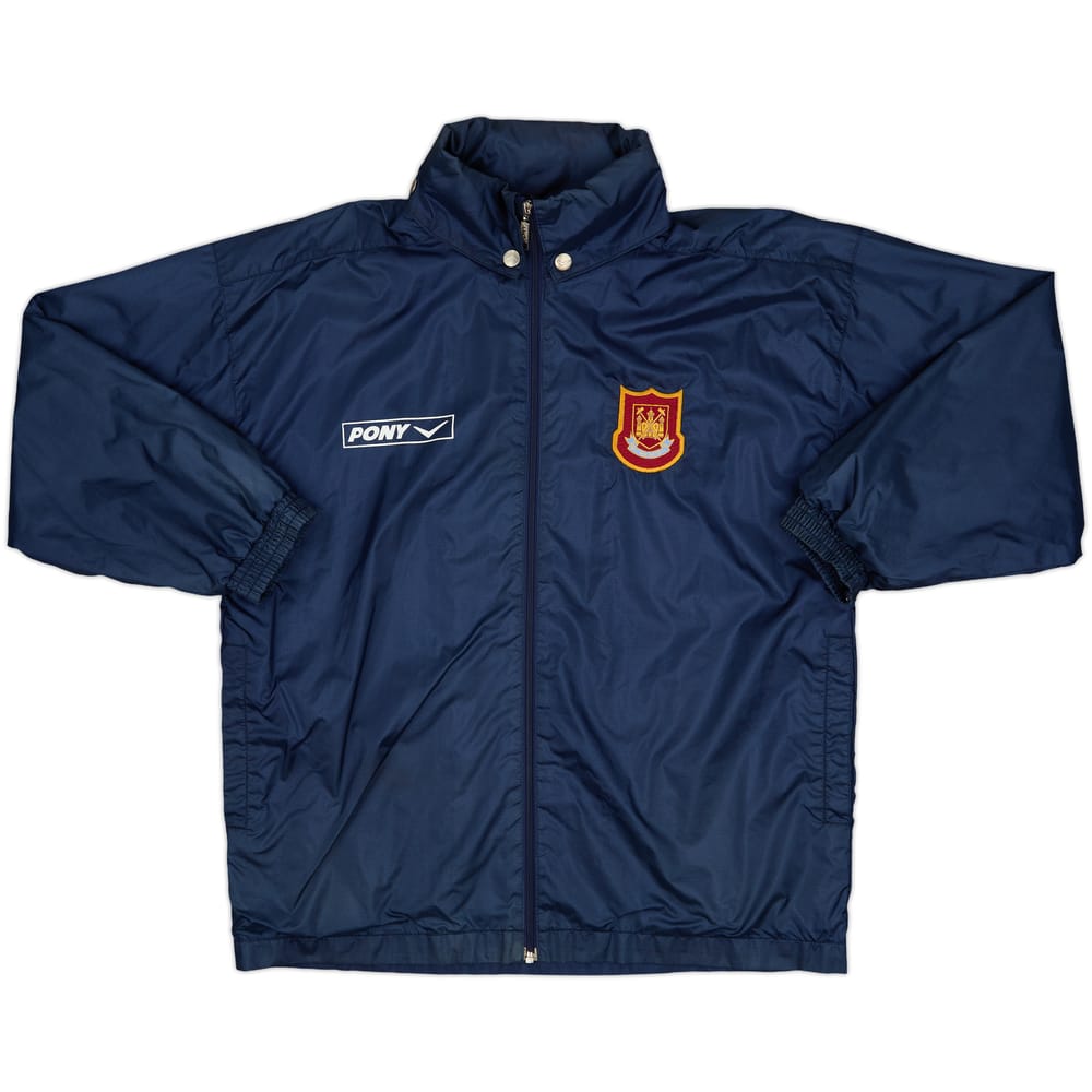 1997-98 West Ham Pony Hooded Rain Jacket - 8/10 - (XL)