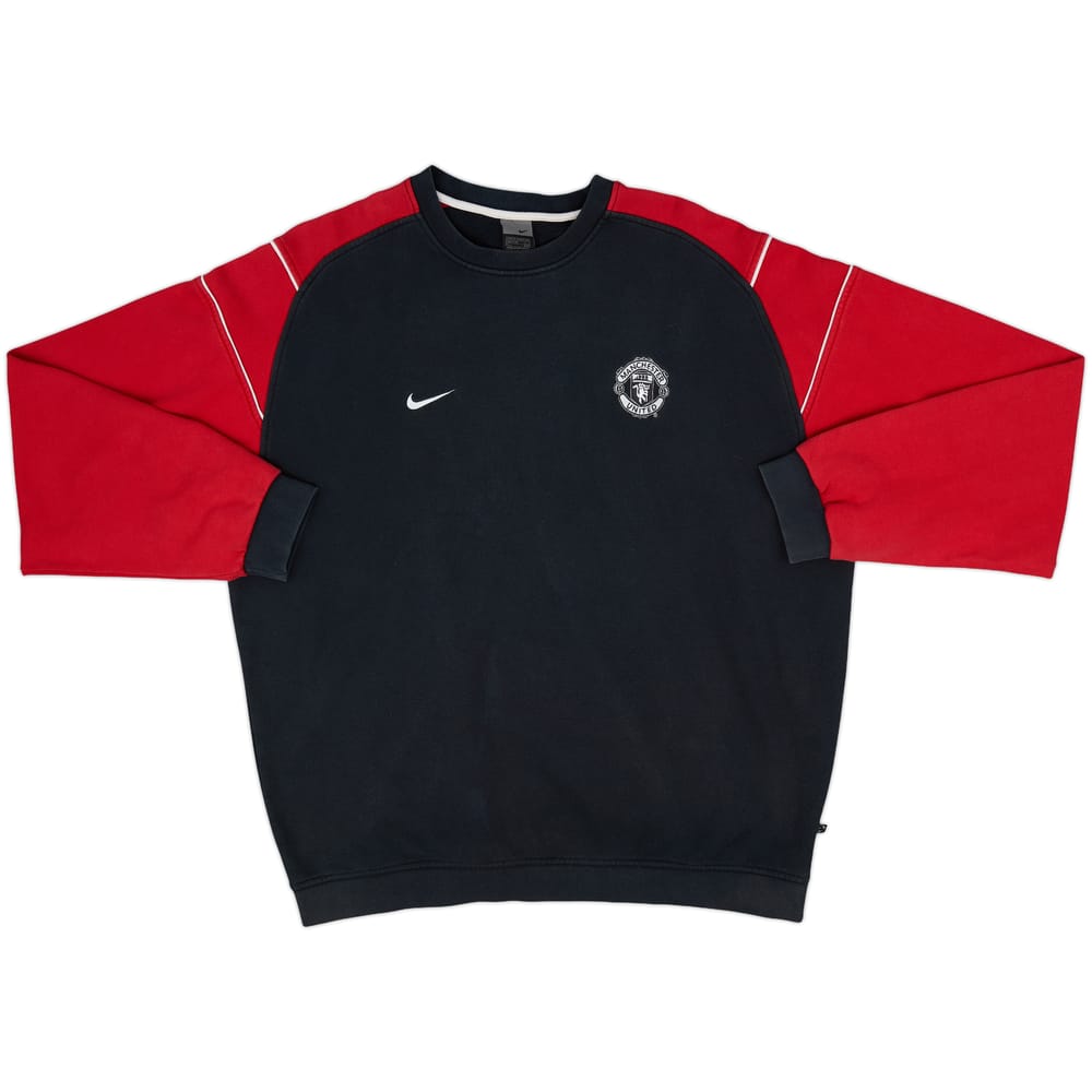 2003-04 Manchester United Nike Sweat Top - 8/10 - (XXL)