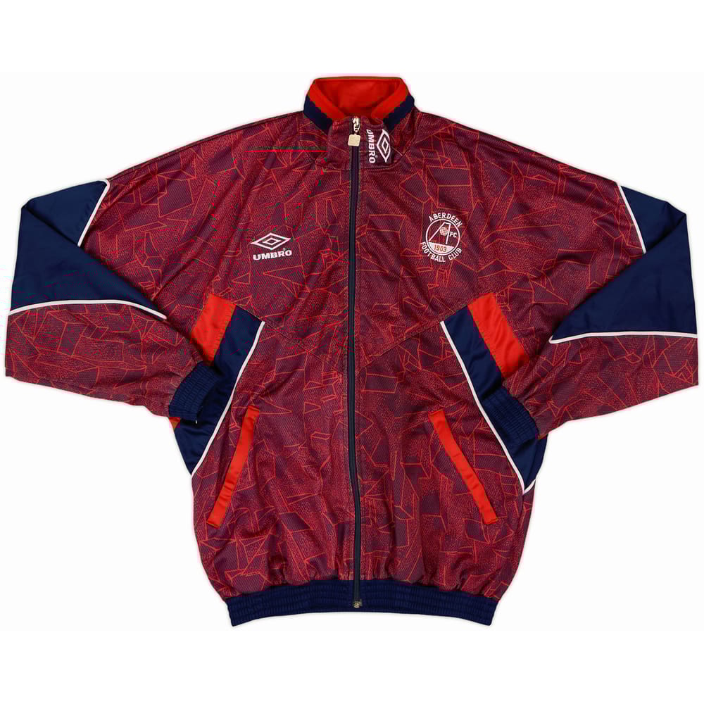 1992-93 Aberdeen Umbro Track Jacket - 8/10 - (S)