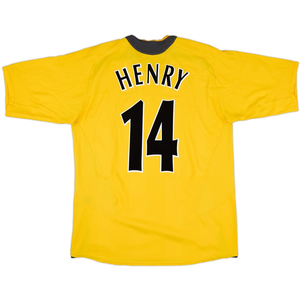 2005-06 Arsenal Away Shirt Henry #14 - 8/10 - (L)
