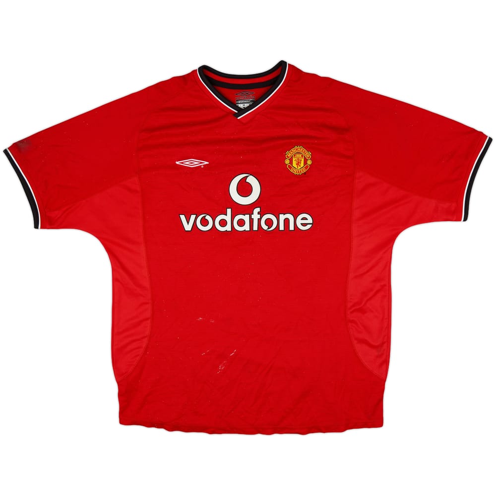 2000-02 Manchester United Home Shirt - 5/10 - (XL)