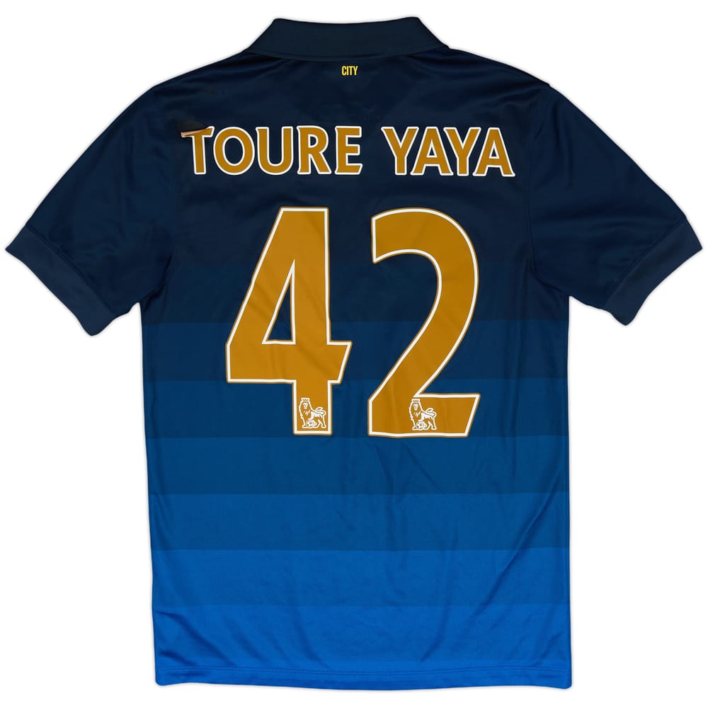 2014-15 Manchester City Away Shirt Toure Yaya #42 - 5/10 - (S)