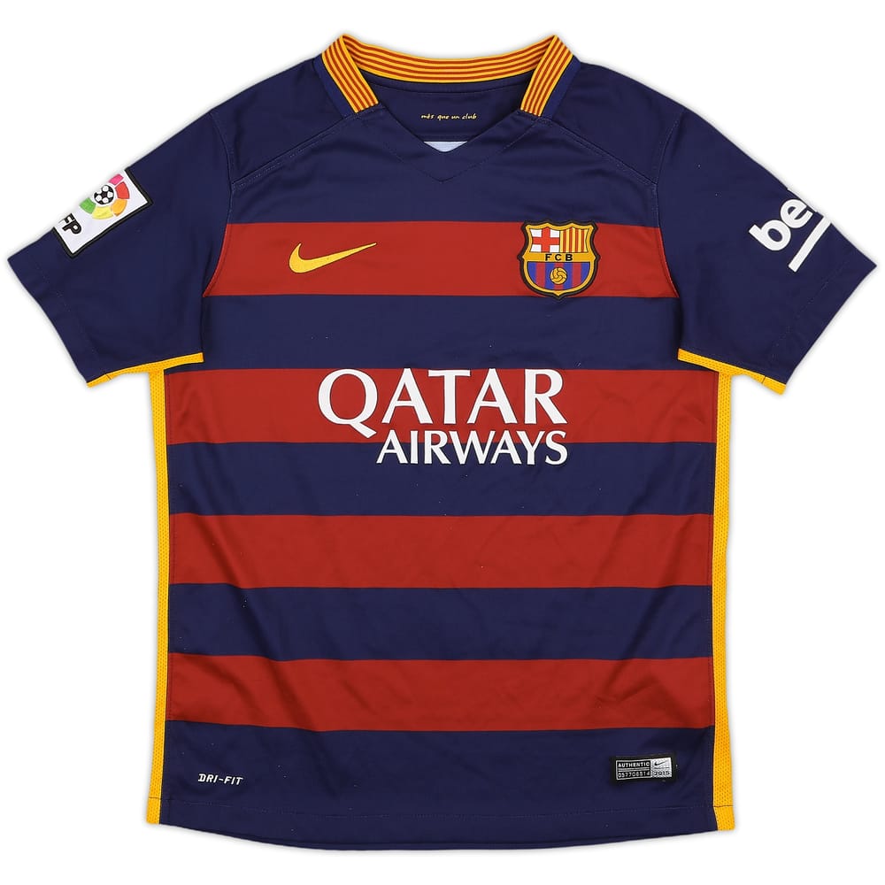 2015-16 Barcelona Home Shirt - 6/10 - (M.Boys)