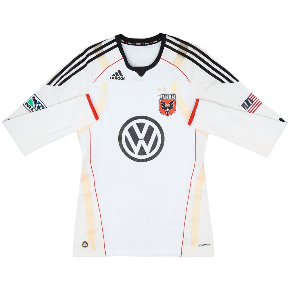 2010-11 DC United Player Issue Techfit Away L/S Shirt - 6/10 - (L)
