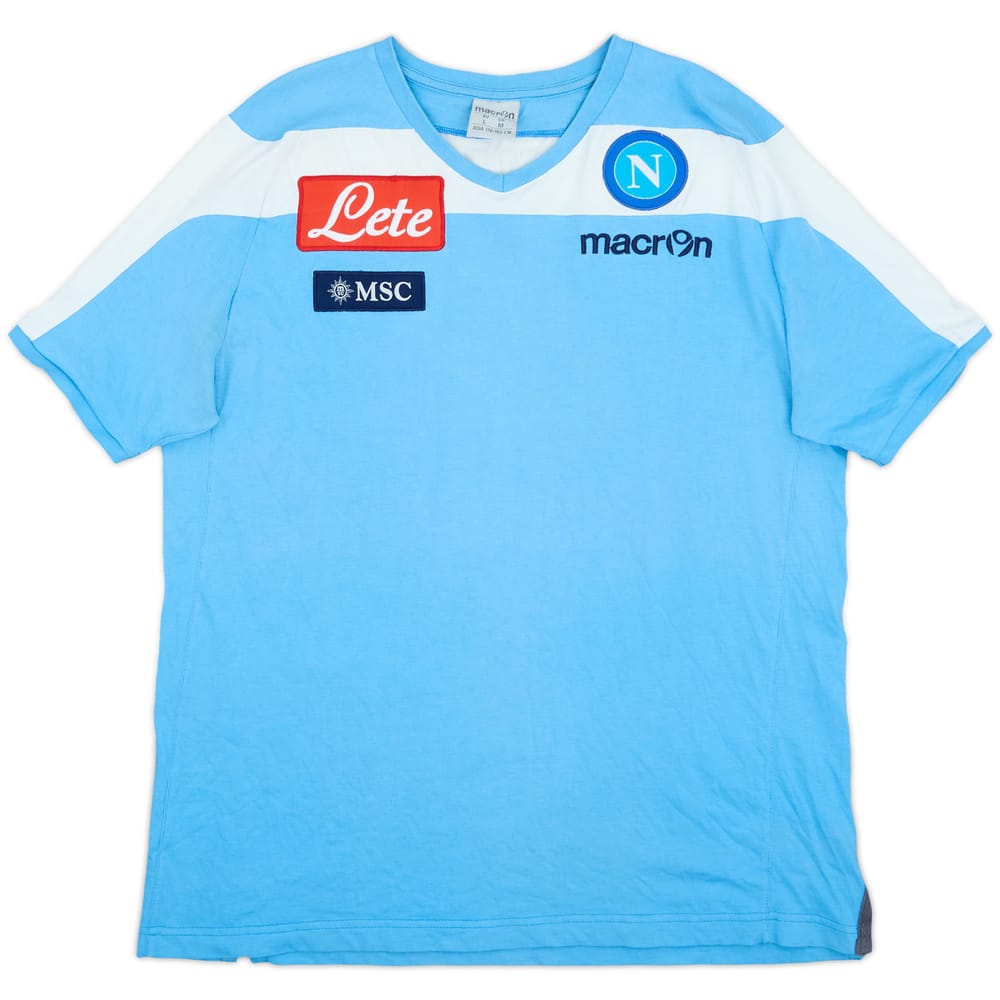 2012-13 Napoli Macron Training Shirt - 8/10 - (L)