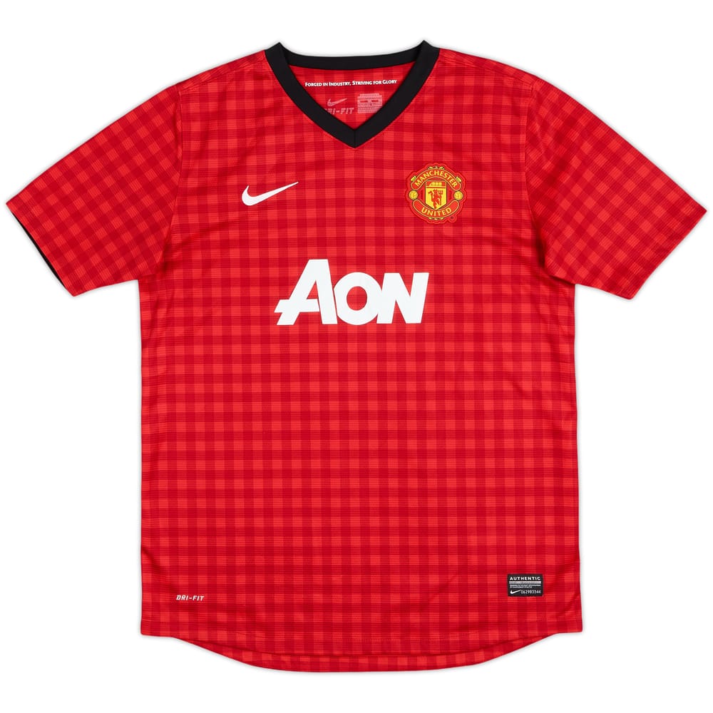 2012-13 Manchester United Home Shirt - 4/10 - (XL.Boys)