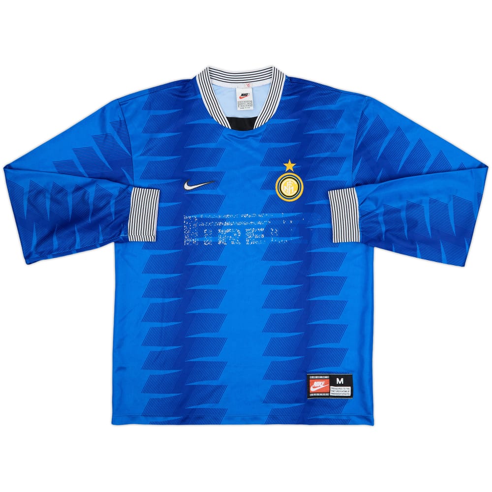 1997-98 Inter Milan Nike Training L/S Shirt - 4/10 - (M)