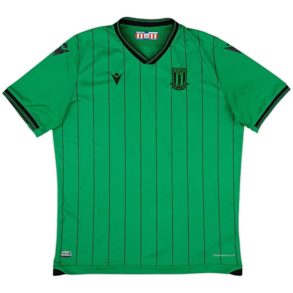 2021-22 Stoke City Away Shirt - 10/10 - (XL.Boys)