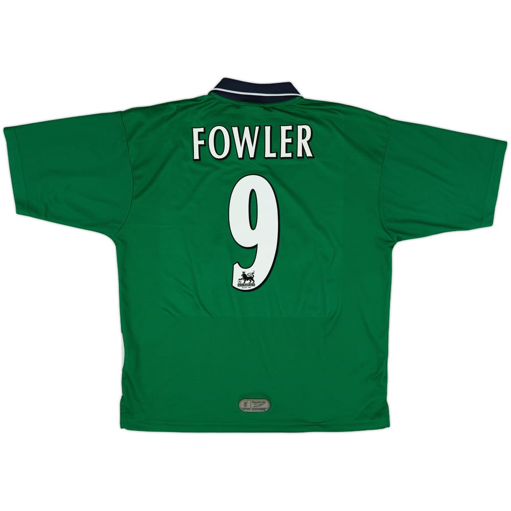 1999-00 Liverpool Away Shirt Fowler #9 - 8/10 - (L)