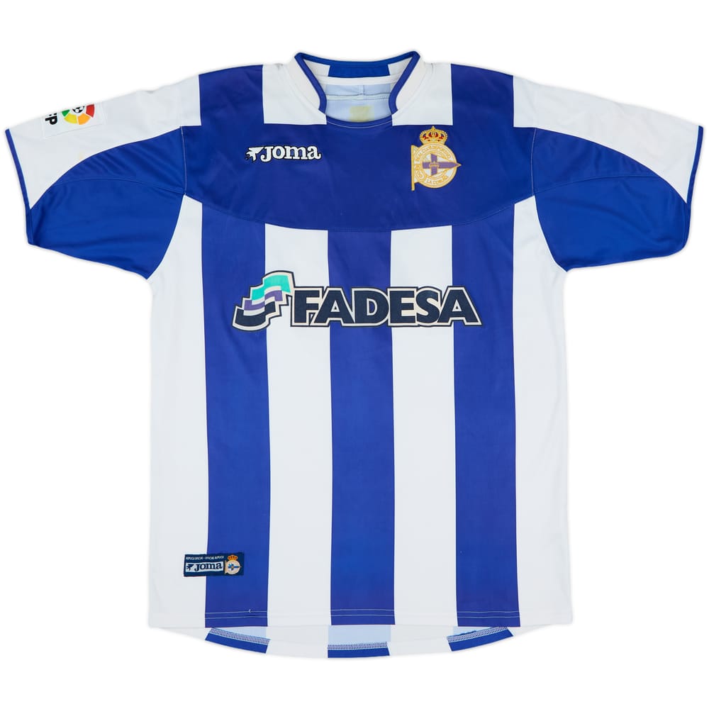 2003-04 Deportivo de La Coruna Home Shirt D.Tristan #9 - 4/10 - (L)