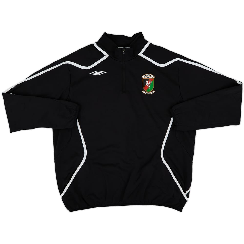 2007-08 Glentoran Umbro 1/4 Zip Drill Top - 6/10 - (XXL)