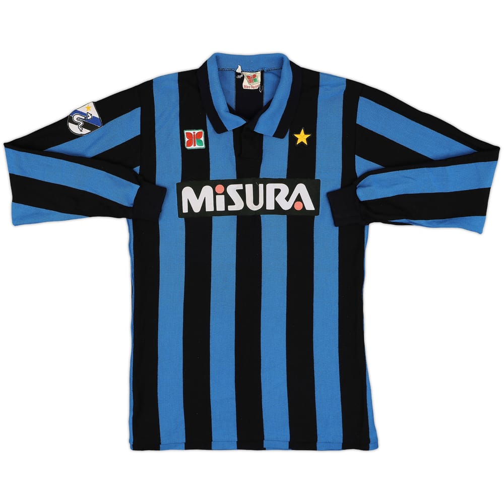 1983-86 Inter Milan Home L/S Shirt - 9/10 - (L)
