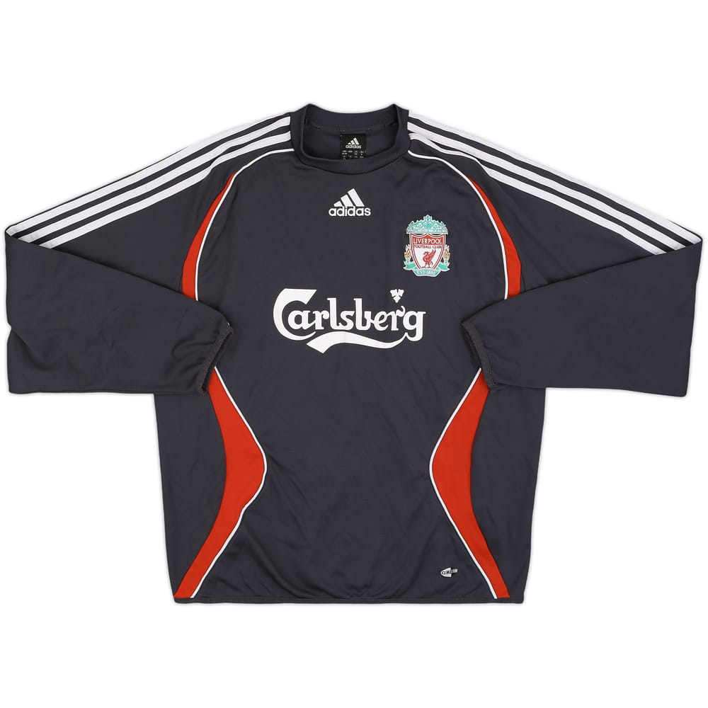 2006-07 Liverpool adidas Sweat Top - 8/10 - (M)