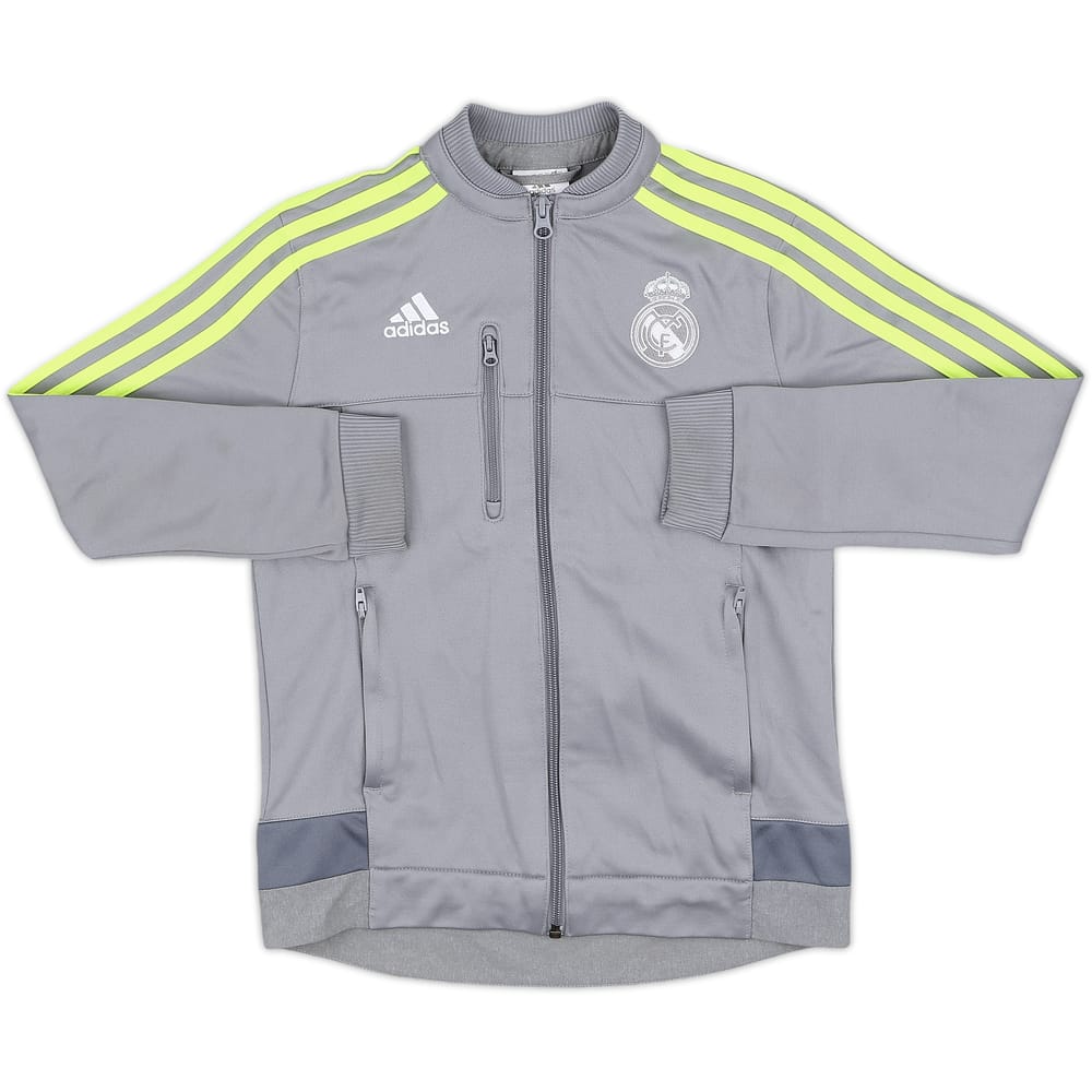 2015-16 Real Madrid adidas Track Jacket - 9/10 - (S.Boys)