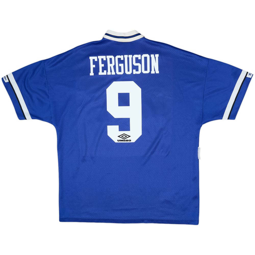 1993-95 Everton Home Shirt Ferguson #9 - 8/10 - (XL)