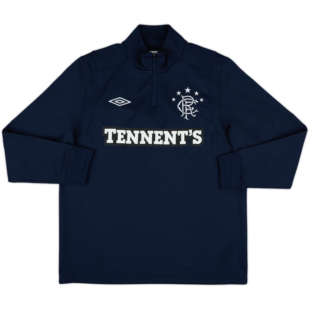 2011-12 Rangers Umbro 1/4 Zip Drill Top - 8/10 - (L)