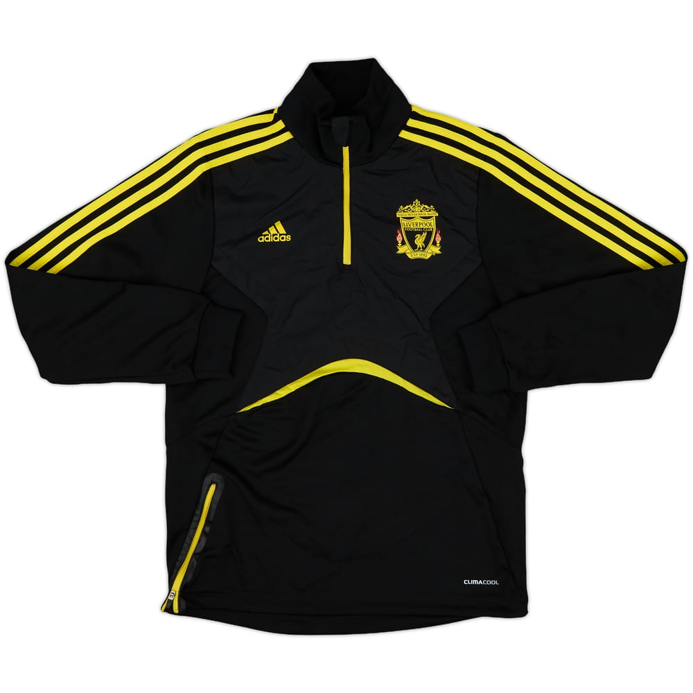 2010-11 Liverpool adidas 1/4 Zip Drill Top - 8/10 - (S/M)