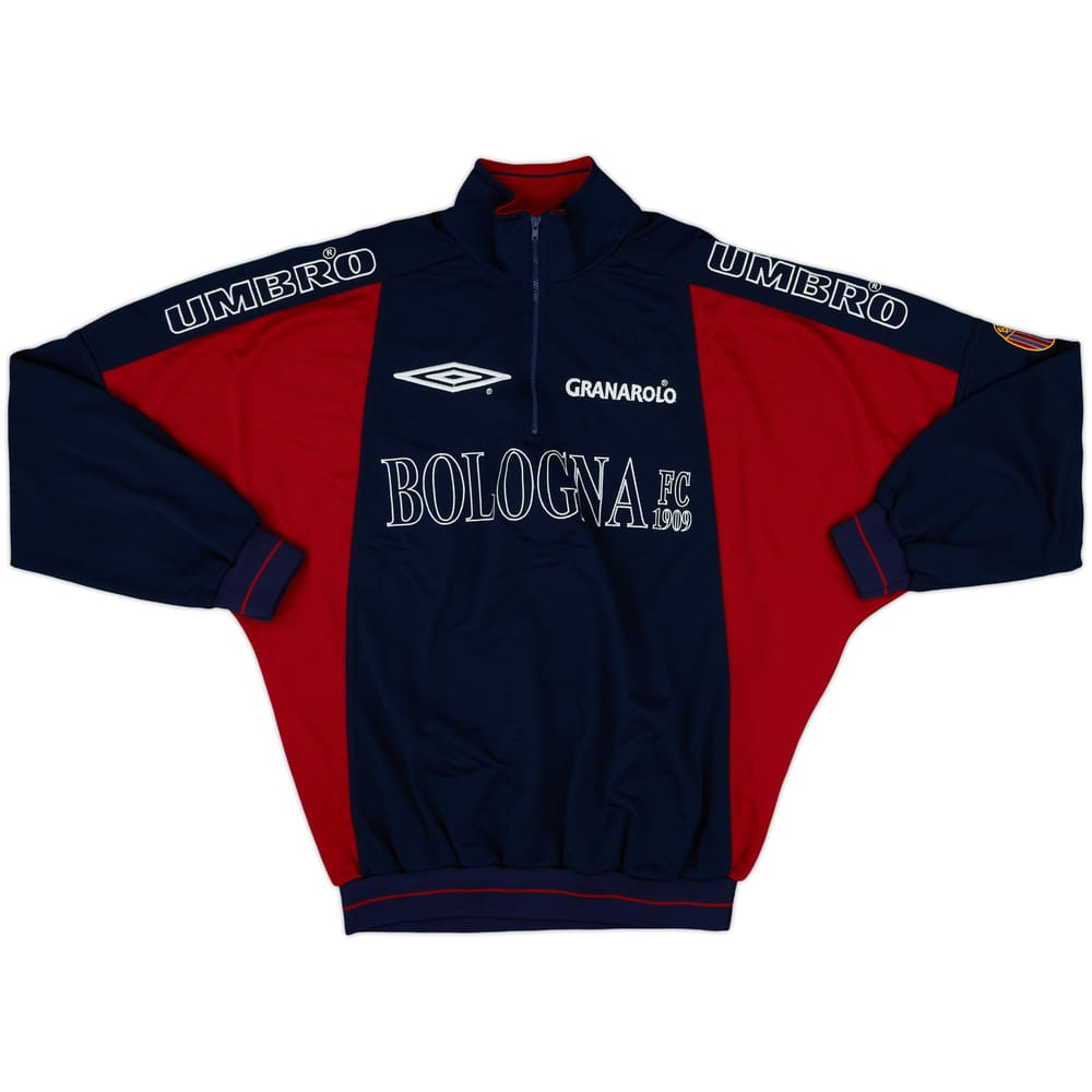 2000-01 Bologna Umbro 1/4 Zip Drill Top - 8/10 - (L)