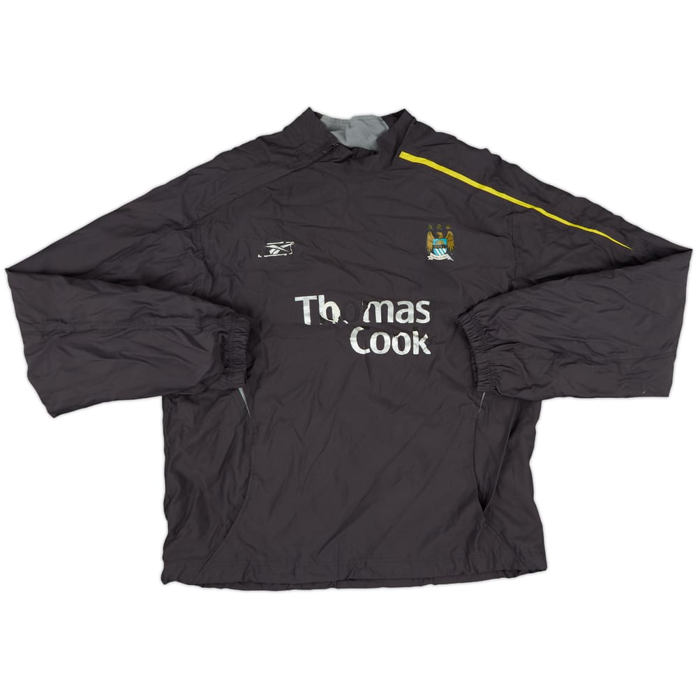 2004-06 Manchester City Reebok 1/4 Zip Drill Top - 4/10 - (L)