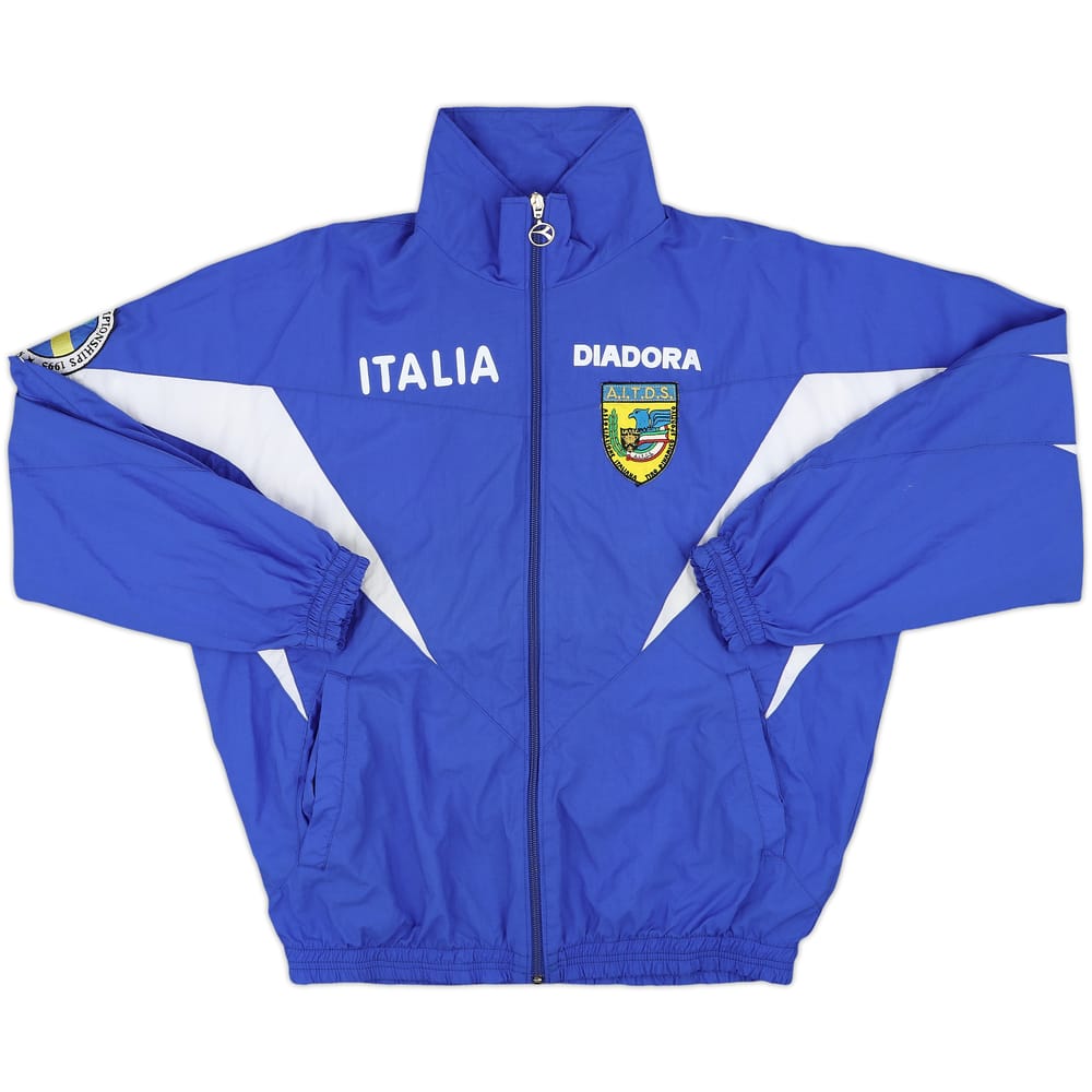 1995 Italy Sports Shooting Diadora Track Jacket - 9/10 - (XL)