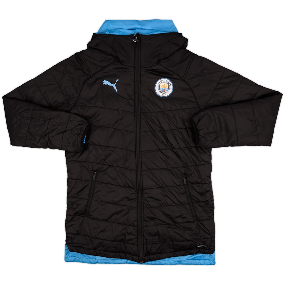 2019-20 Manchester City Puma Reversible Padded Bench Coat - 10/10 - (XL)