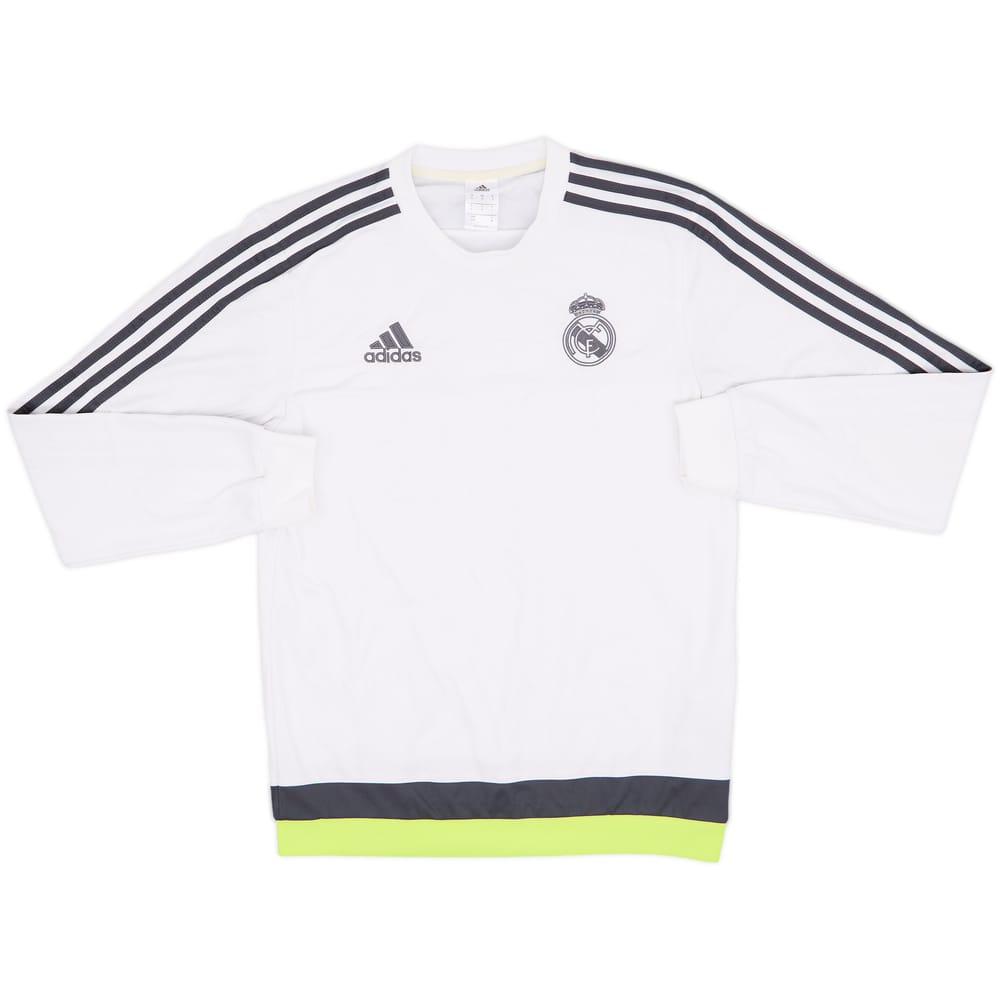 2015-16 Real Madrid adidas Sweat Top - 8/10 - (S)