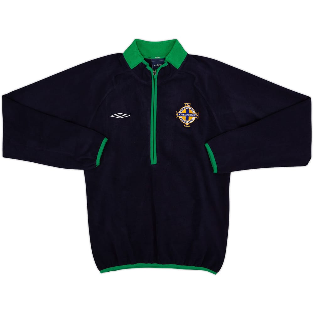 2007-09 Northern Ireland Umbro 1/4 Zip Fleece Top - 8/10 - (S)
