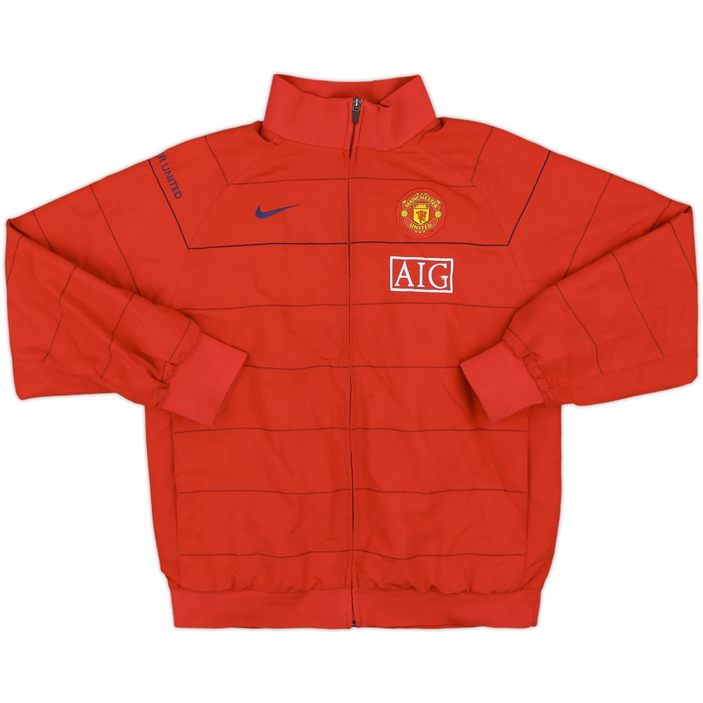 2008-09 Manchester United Nike Track Jacket - 8/10 - (XL.Boys)