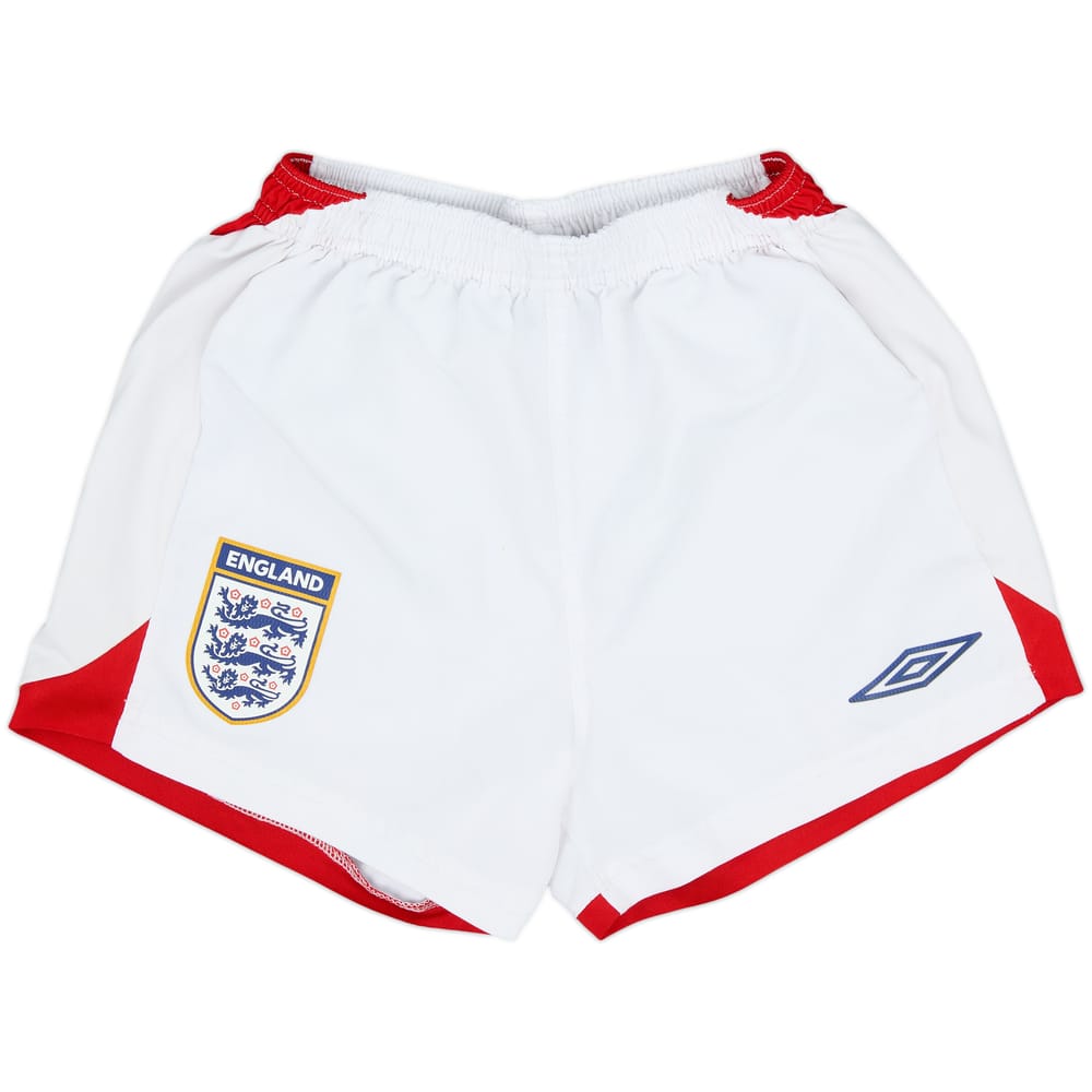 2006-08 England Away Shorts - 8/10 - (S.Boys)