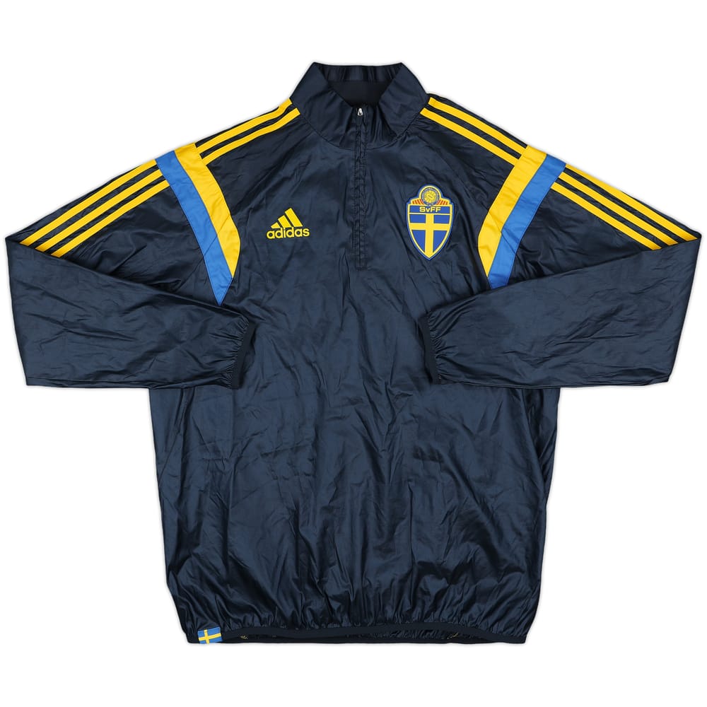 2013-14 Sweden adidas 1/4 Zip Training Top - 8/10 - (L)