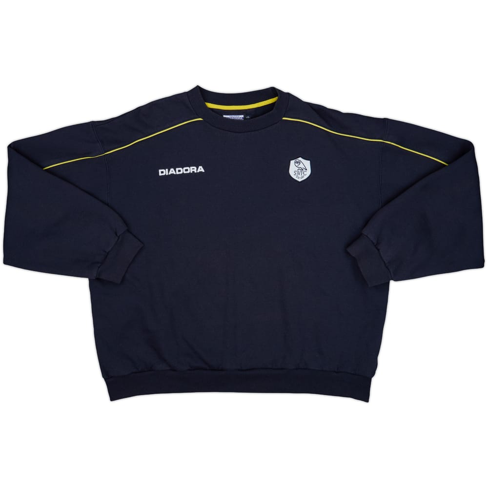 2001-02 Sheffield Wednesday Diadora Sweat Top - 8/10 - (XXL)
