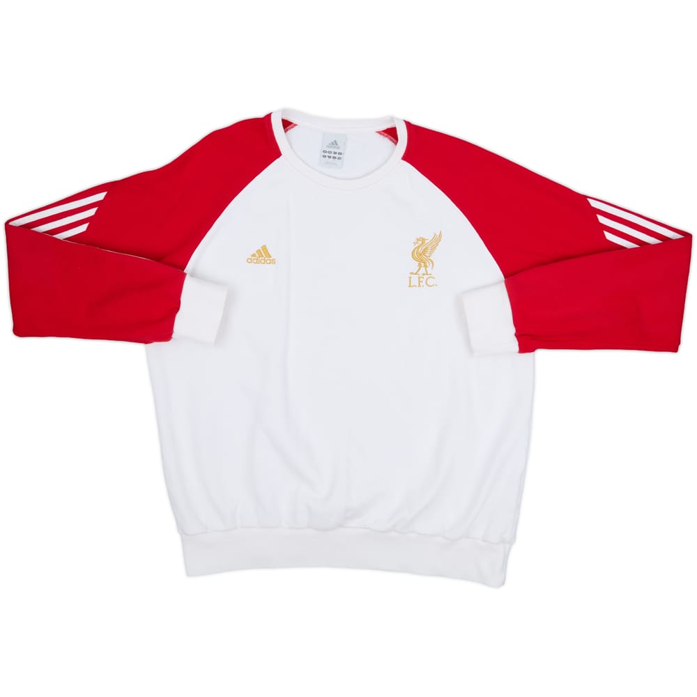2007-08 Liverpool adidas Sweat Top - 8/10 - (L)