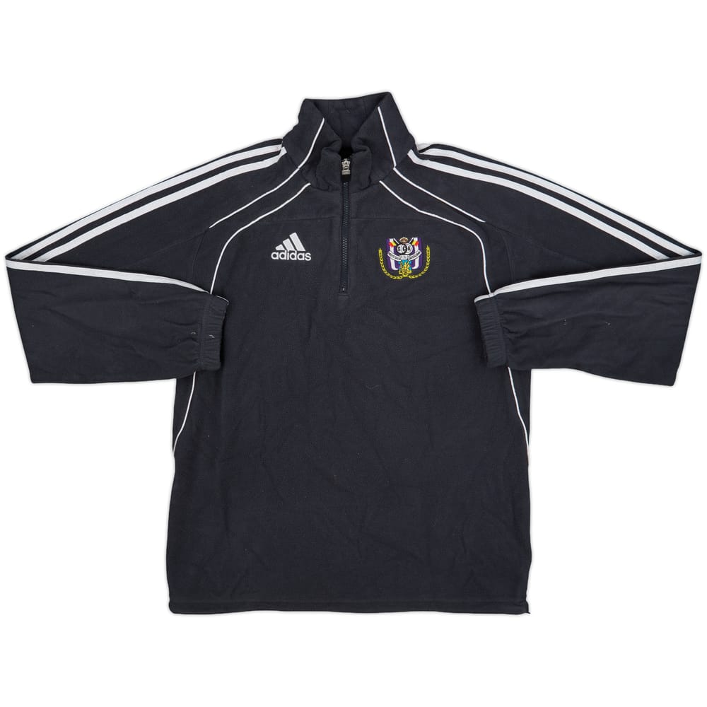 2010-11 Anderlecht adidas 1/4 Zip Fleece Track Jacket - 7/10 - (S/M)