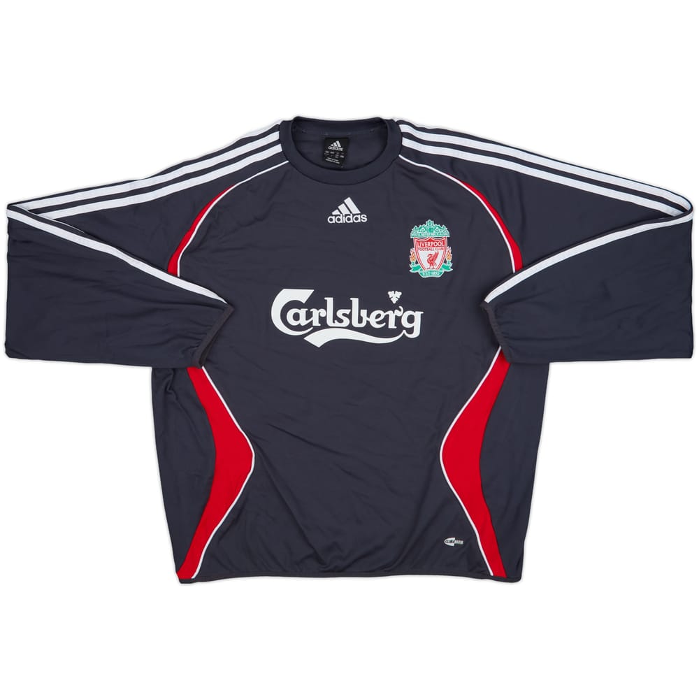 2006-07 Liverpool adidas Sweat Top - 9/10 - (L)