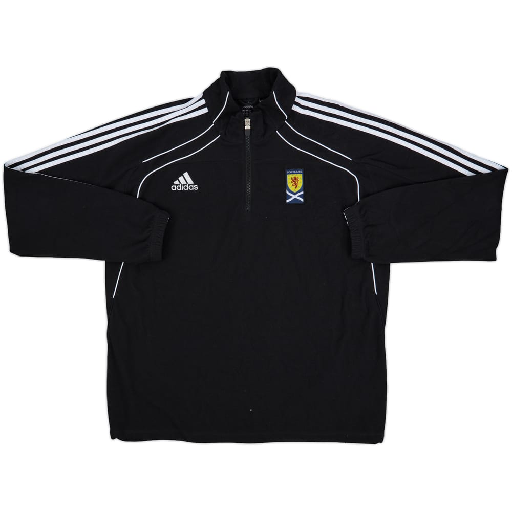 2010-12 Scotland adidas 1/4 Zip Fleece Track Jacket - 9/10 - (L/XL)