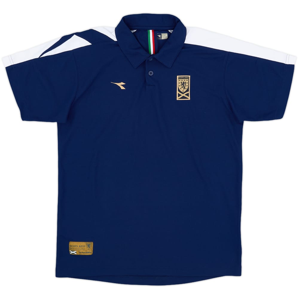 2007-08 Scotland Diadora Polo Shirt - 10/10 - (L.Boys)