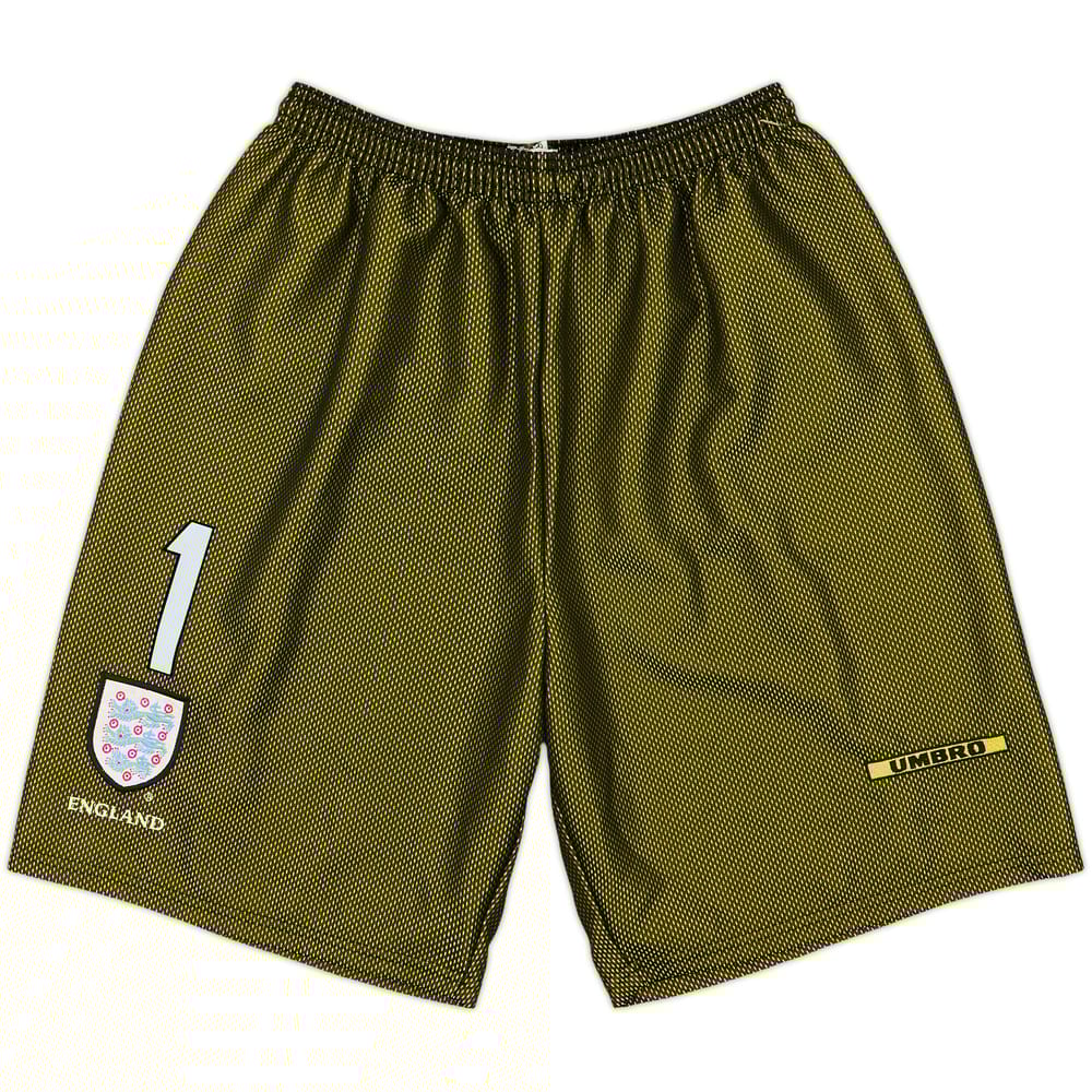 1998-99 England Player Issue GK Shorts #1 - 10/10 - (XL)