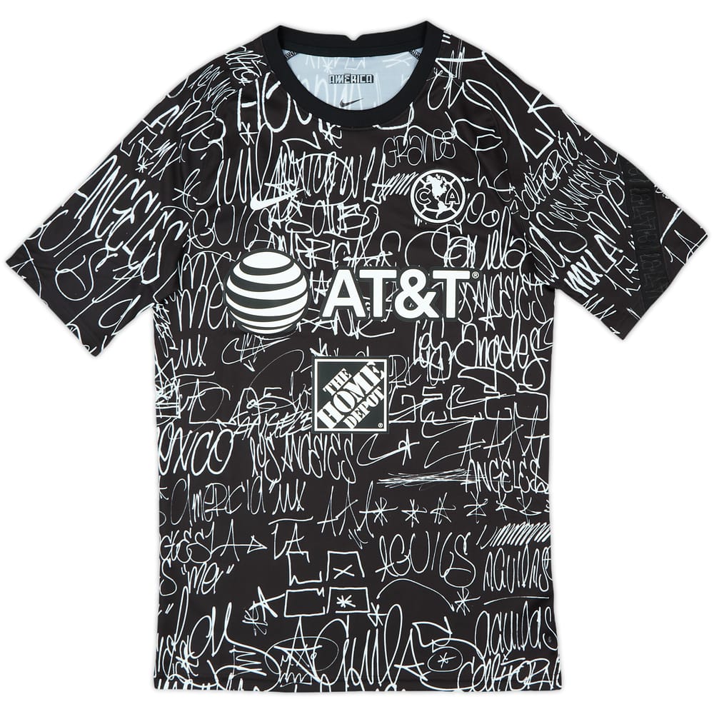 2021-22 Club America Nike Pre-Match Shirt - 10/10 - (S)